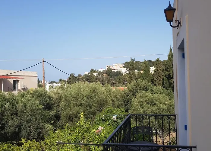 Panormos-nice With Row Of Trees Panormos (Kalymnos)